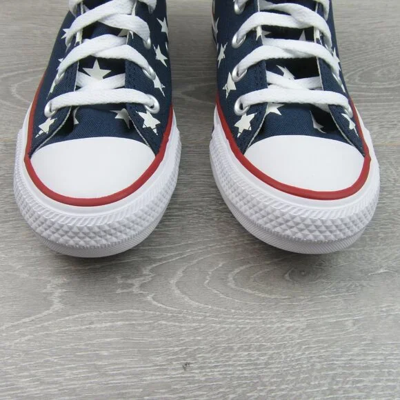 Converse Chuck Taylor All Star HI Archive Stars Womens Size 7.5 Navy NEW - Picture 5 of 14